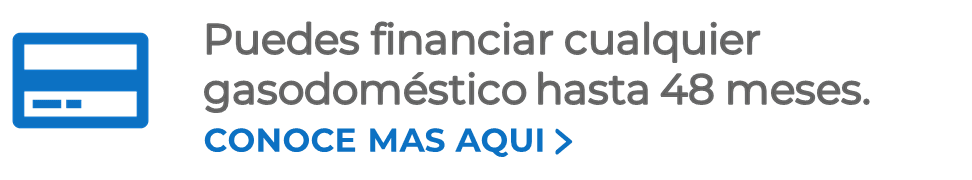 Financión por medio de Vanti gas natural
