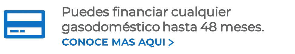 Financión por medio de Vanti gas natural